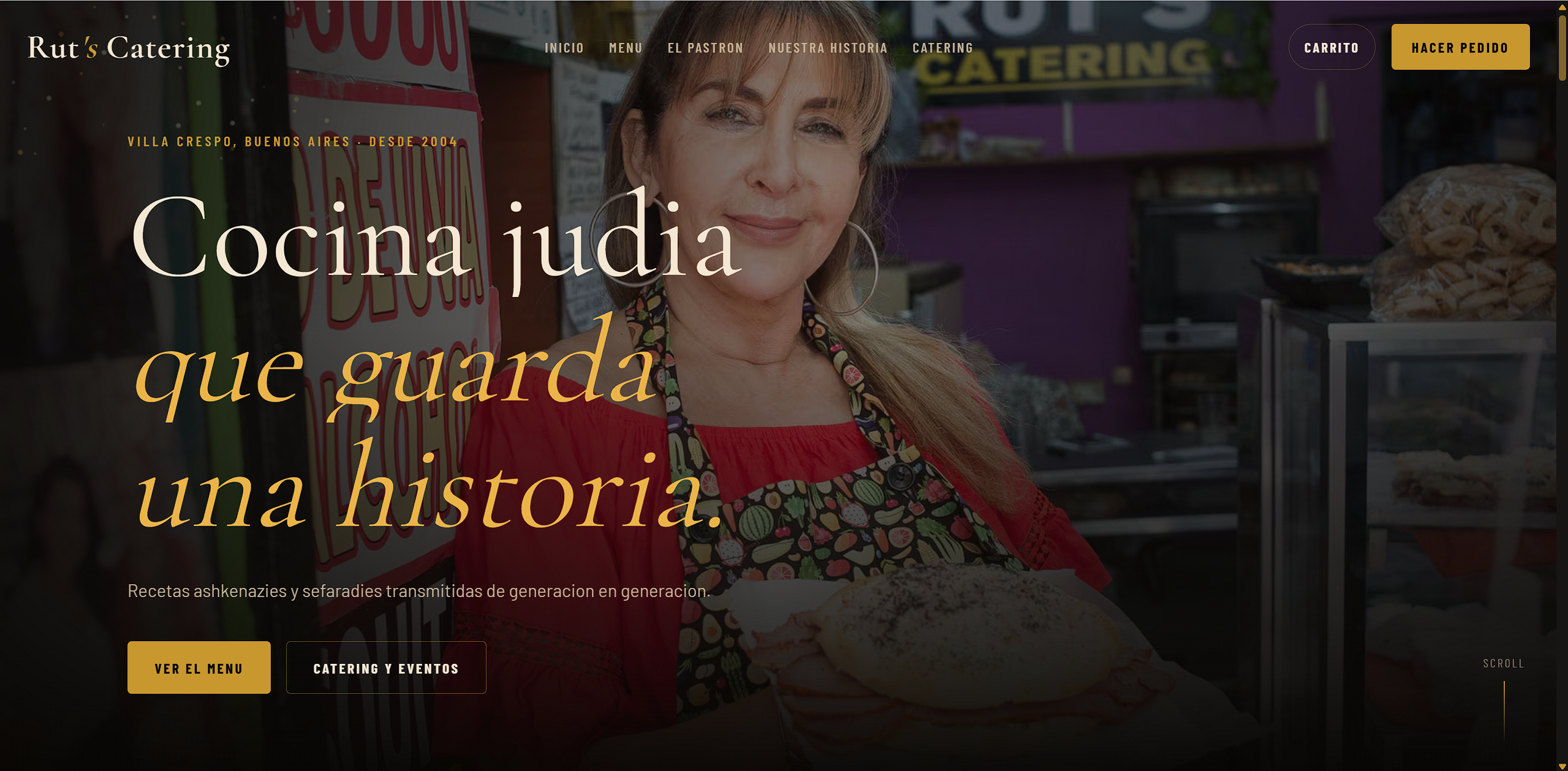 Rut´s Catering — Desarrollo web profesional por INTEA Corporate (Buenos Aires)