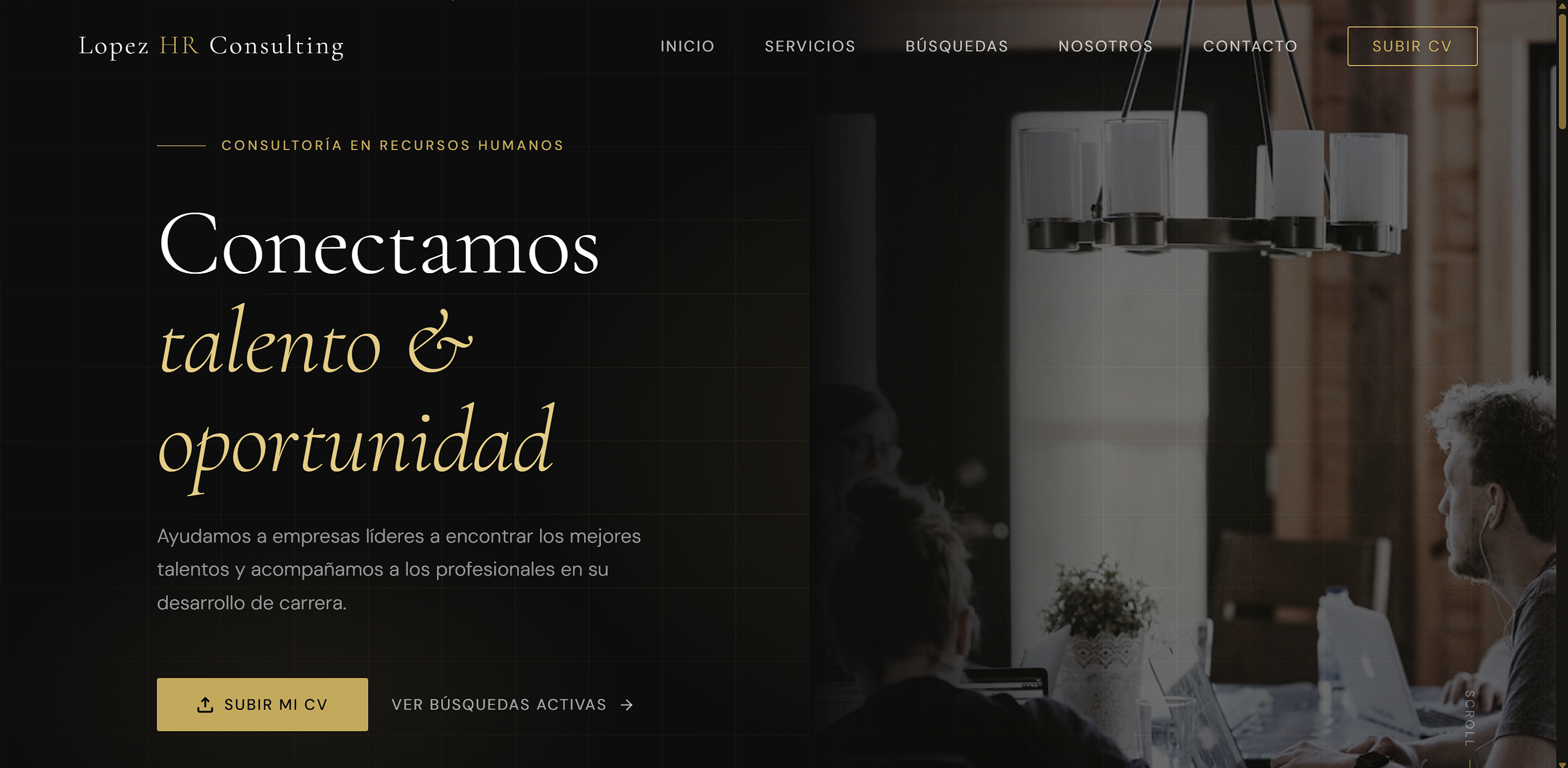 Lopez HR Consulting — Proyecto web desarrollado por INTEA Corporate en Buenos Aires